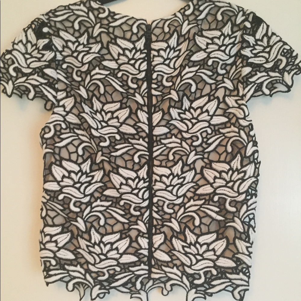 Alice and olivia lace top